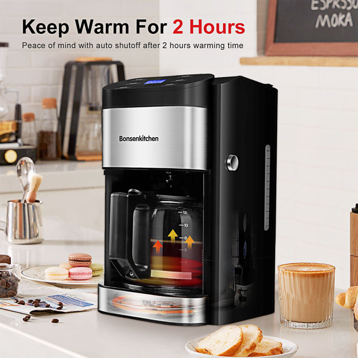 Bonsenkitchen 12Cup Coffee Maker & Reviews Wayfair